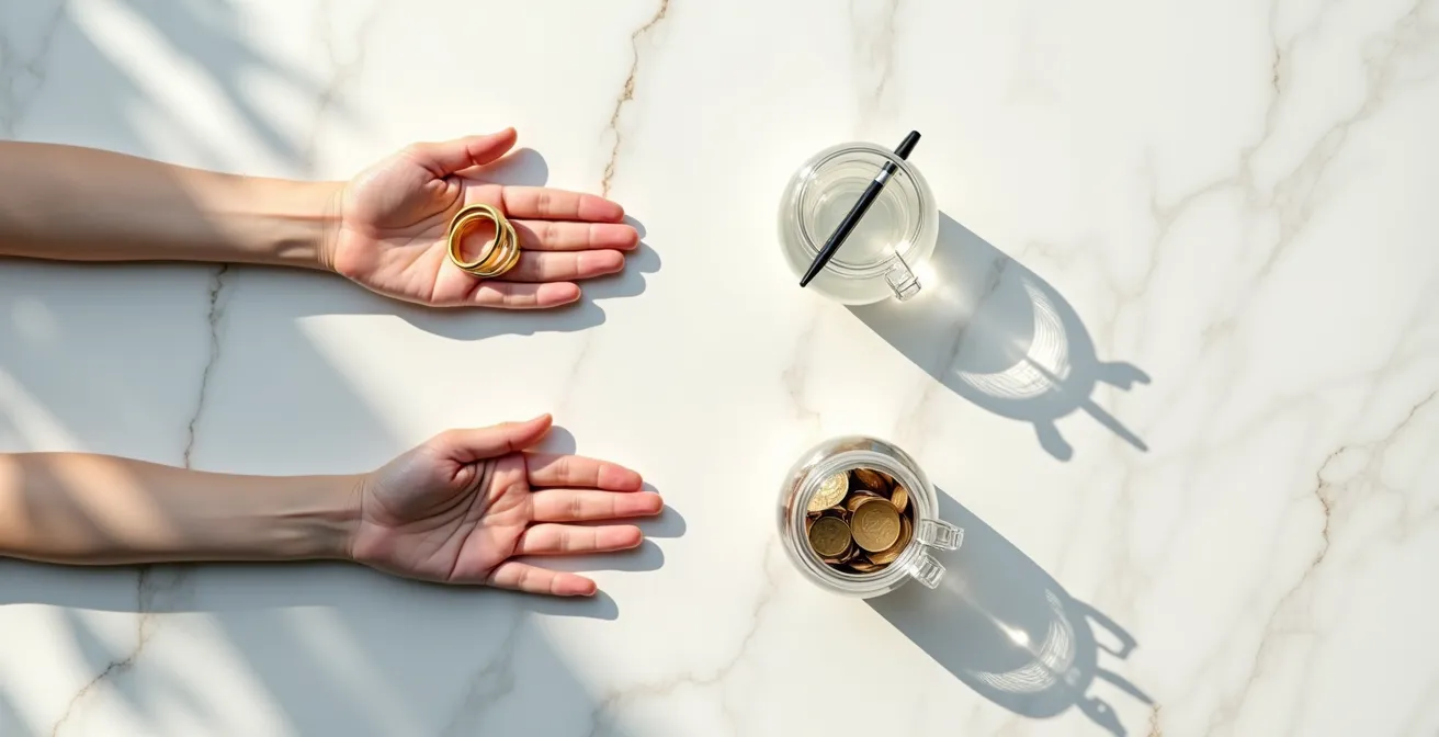 Représentation symbolique des quatre dimensions de la fidélité dans le couple